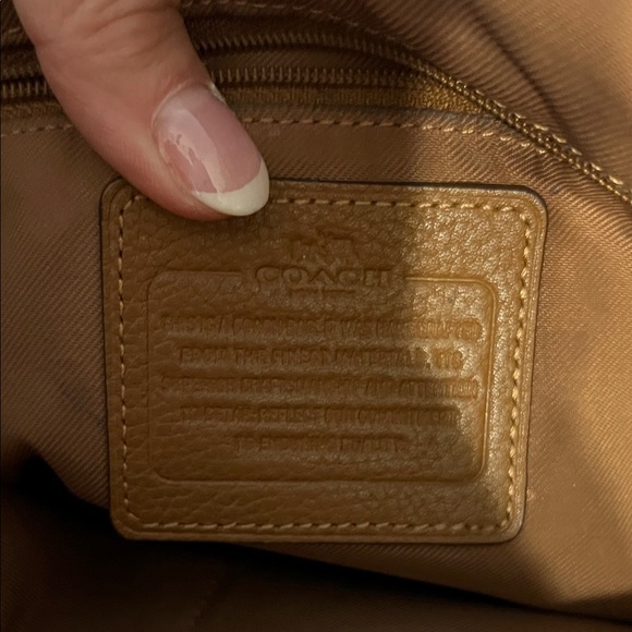 Coach Brown Leather Shoulder Bag - Picture 8 of 13